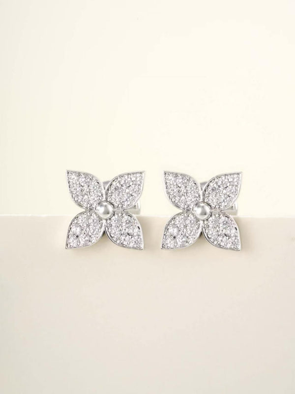 Louis Vuitton Star Blossom Earrings Rhinestones