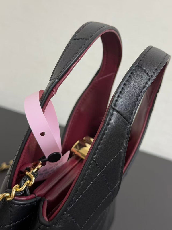 CC 2026 Shopping Bag Black Calfskin