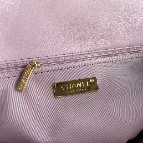 CC 19 Handbag 25cm Light Pink Calfskin Gold Hardware mix Sliver Hardware