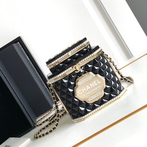 CC Tea Box Minaudière Bag 11cm Back