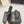CC Crystal Logo Thong Sandal Black Leather