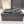 CC Crystal Logo Thong Sandal Black Leather