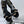 RC Margot Crystal Snake-Wrap High-Heel Sandals 9.5cm Black