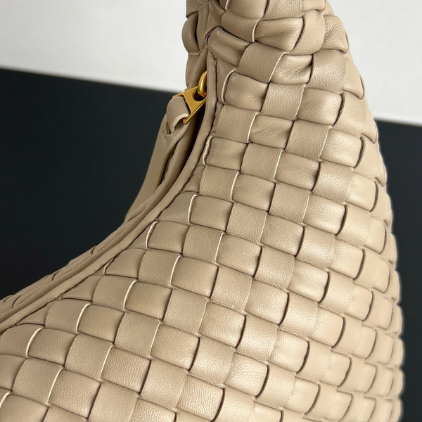 BV Bag 44cm Beige Intrecciato Leather
