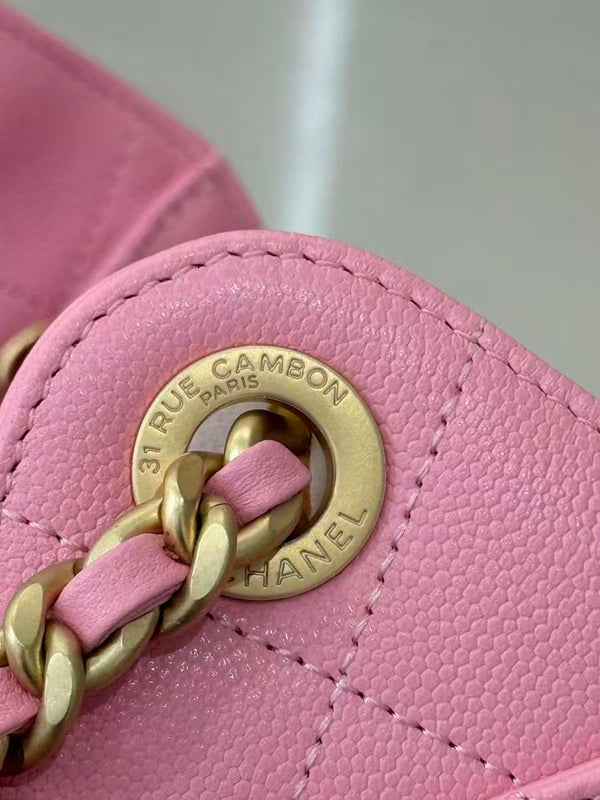 CC 26s Small Handbag 22cm Hot Pink Caviar