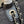 CC Deauville Tote Bag White Lettering Chain Strap 38cm Black Denim