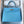 HM KELLY 25CM BLUE EPSOM LEATHER SILVER HARDWARE