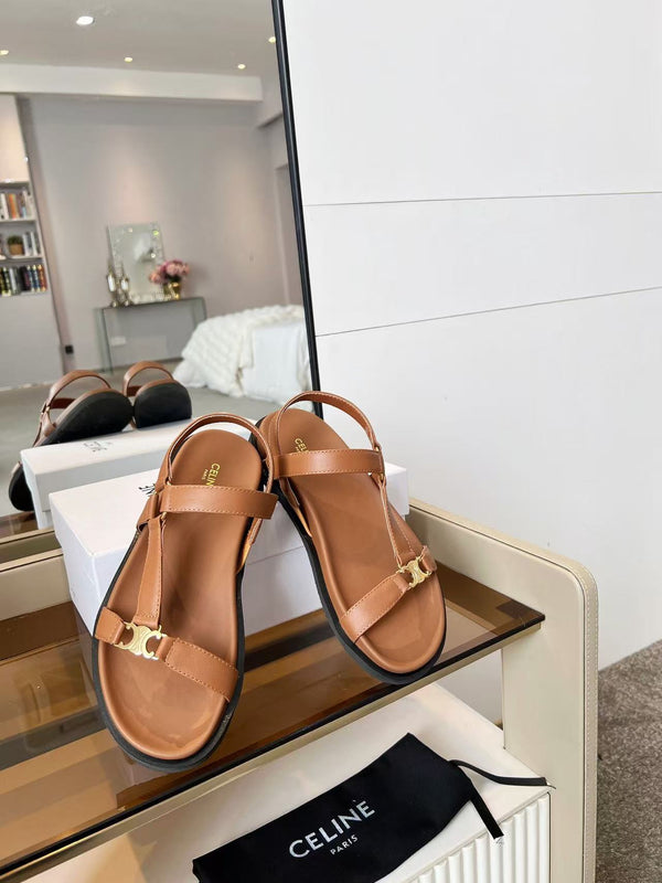 CL Maud Sandal Brown Leather