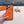 HM Style Orange iPhone Case with Horse Charm
