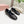 Miu Classic Bow Letter Ballet Black Calfskin