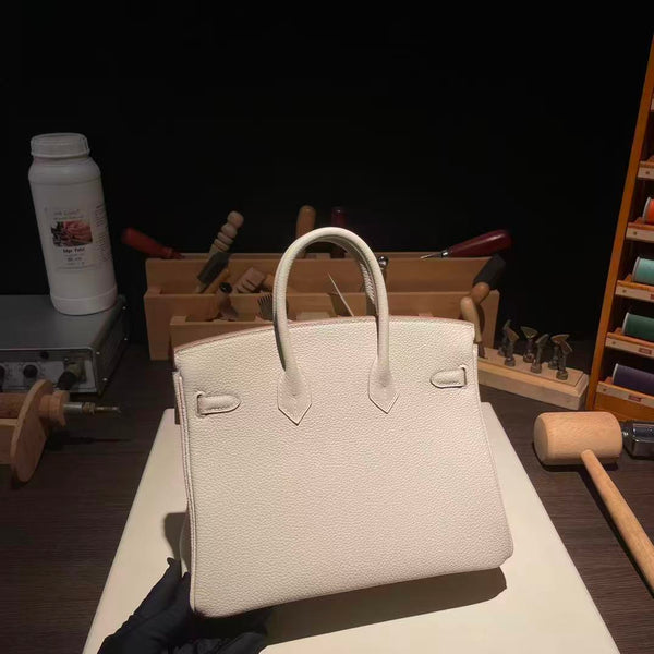 HM Birkin 25cm White Togo Leather Gold Hardware Best Version