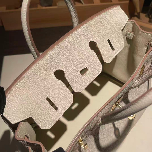 HM Birkin 25cm White Togo Leather Gold Hardware Best Version