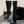 CP Dagger Heel Knee-High Boots 12cm Black Suede