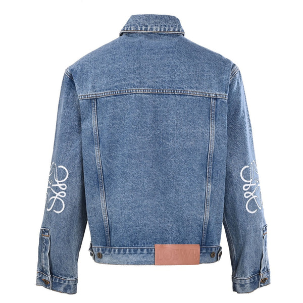 LW Anagram Denim Jacket Mid Blue Denim
