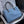 CC Urban Essential East-West Shopping Tote 42CM Blue Denim Black Calfskin