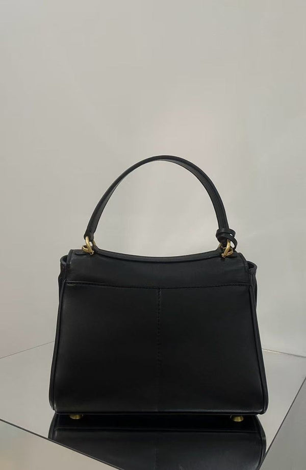 Balenciaga Mini Bag 22 Black Calfskin Gold Hardware