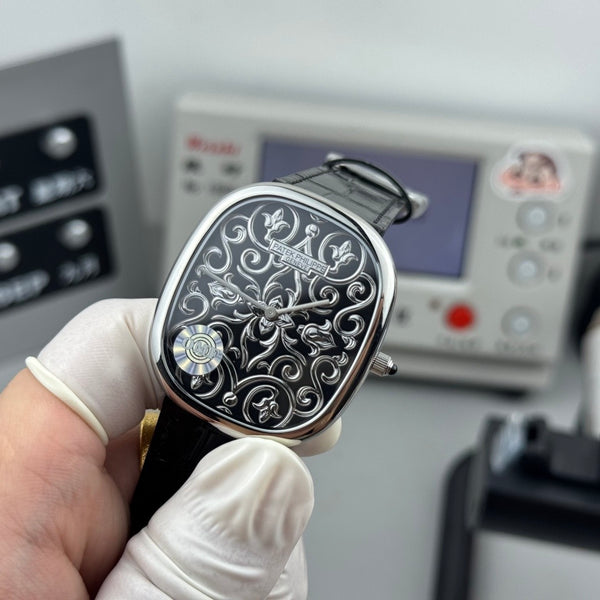 Patek Philippe Watch Golden Ellipse 36mm Black Enamel