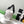 CC Cambon Mini 21cm White Black Logo Lambskin