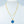CLOVER GOLD TURQUOISE NECKLACE