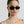 CD S3F Rectangular Sunglasses Black Acetate