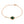 SUN MALACHITE 1 DIAMOND PINK GOLD BRACELET