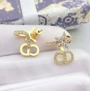 CD Clair D Lune Gold With White Crystals