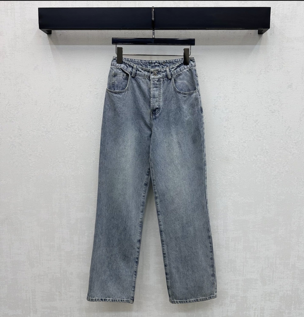 Chanel 2026 Jeans With Silver Buckle