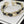 CC HEART WHITE MOP GOLD DIAMOND BRACELET