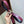 CC BELT 3.0CM LEATHER PURPLE BUCKLE GOLD PEARL DIAMOND