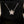 WILD FLOWER SILVER DIAMOND NECKLACE
