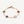 BVL PINK GOLD MULTICOLOR 4 MOTIF BRACELET