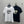 LV 25 Neck Short-Sleeved T-shirt Black White Cotton 213651