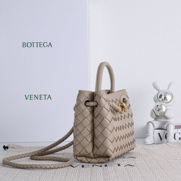 BV 2026 Mini Andiamo Taupe Lambskin