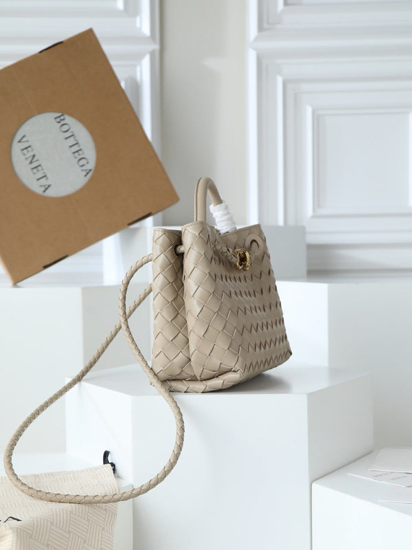 BV 2026 Mini Andiamo Beige Lambskin