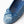 ballet flats light blue white denim
