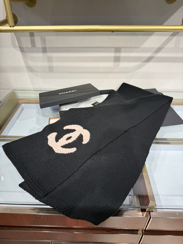 CC 2026 CC Logo Scarf 190cm Wool 197275