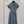 LV 25 Luxury Denim Dress Blue Smoky Blue Cotton