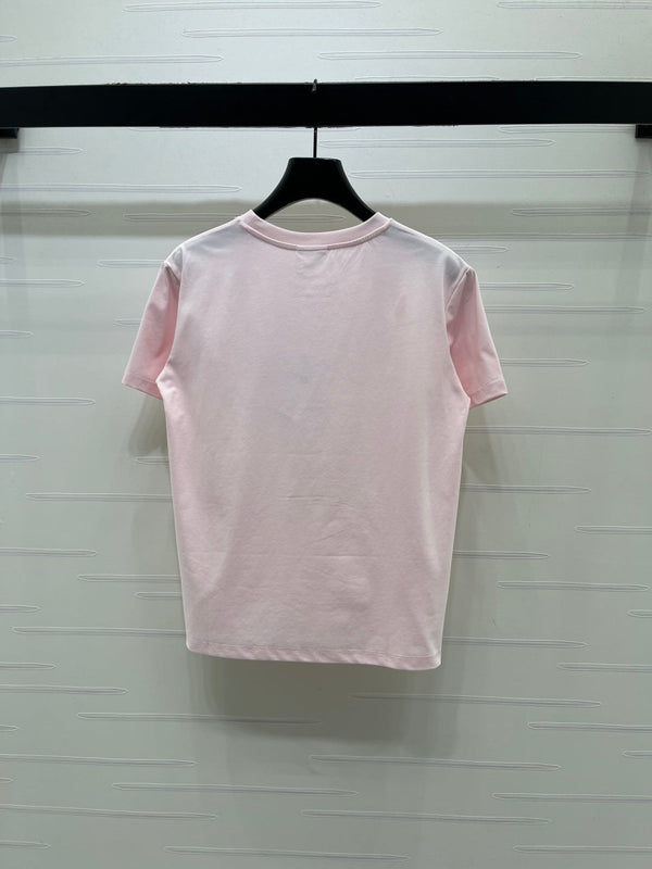 CD 26 Embroidered Short-Sleeve T-Shirt in Cotton
