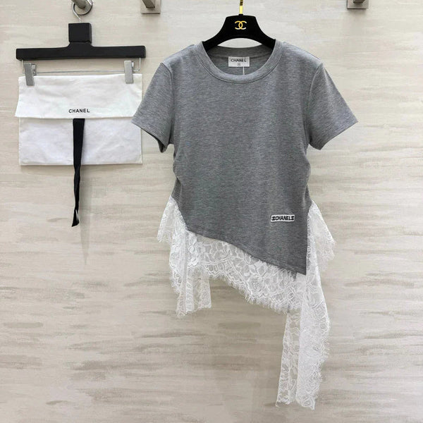 CC 2026 Lace Trim Shirt Cotton 398780