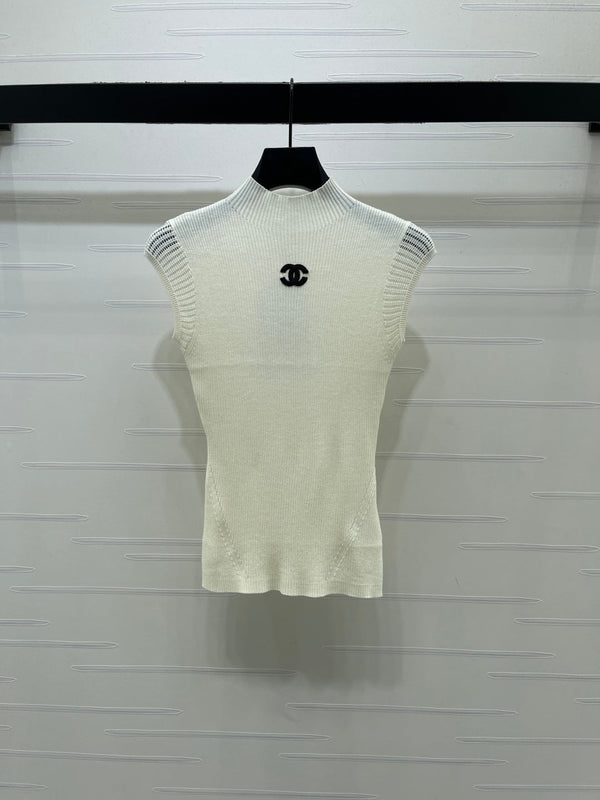 CC Ribbed Knit Tank Top Wool 406422