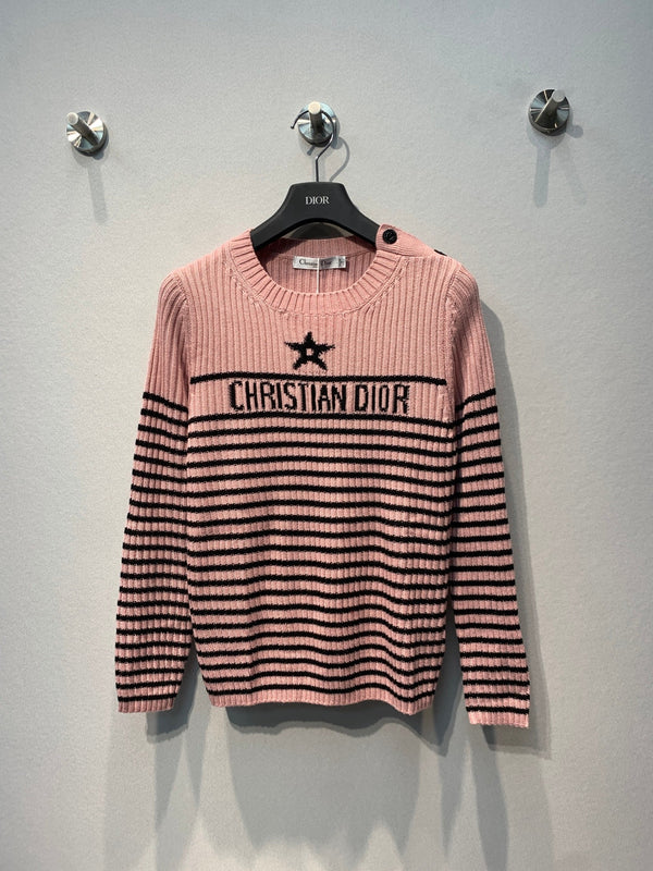 CD 26s Lucky Star Striped Knit Sweater Wool 413833