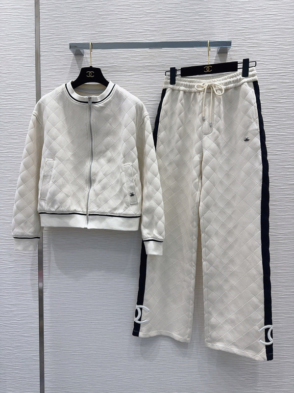 CC 26s Zip-Up Jacket Drawstring Pants Cotton 426410