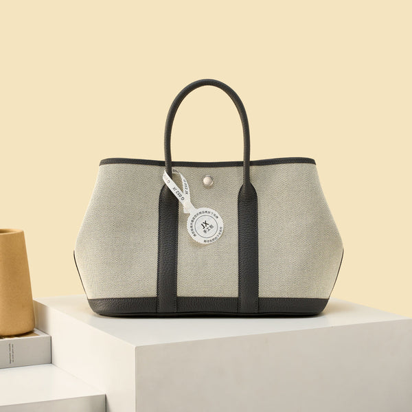 High-end Hermes 2026 Garden Party 23cm Bag Dutch Leather Canvas