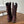 Isabel Marant Meixa Boots Santiag 30mm Burgundy Leather and Metal