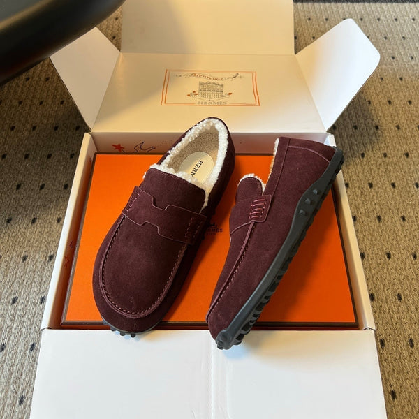 HM 26S Destin Loafers Burgundy Suede