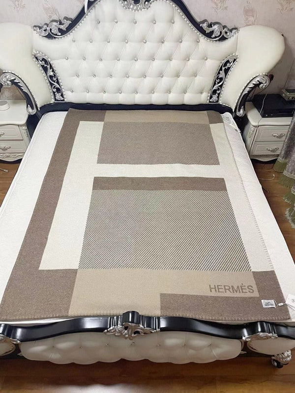 HM Riviera Blanket Beige Wool Cashmere