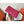 HM Peach Epsom Bearn 17,5 Gusset Wallet