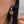 cc heart blue denim drop earrings