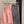 LV Flower Denim Wide Leg Pants Pink Grey