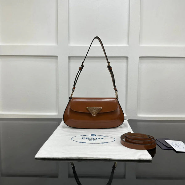 Prad 2026 Shoulder Bag 24cm Patent Leather